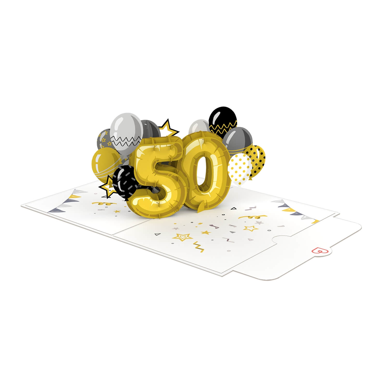 Carte pop-up 50e anniversaire