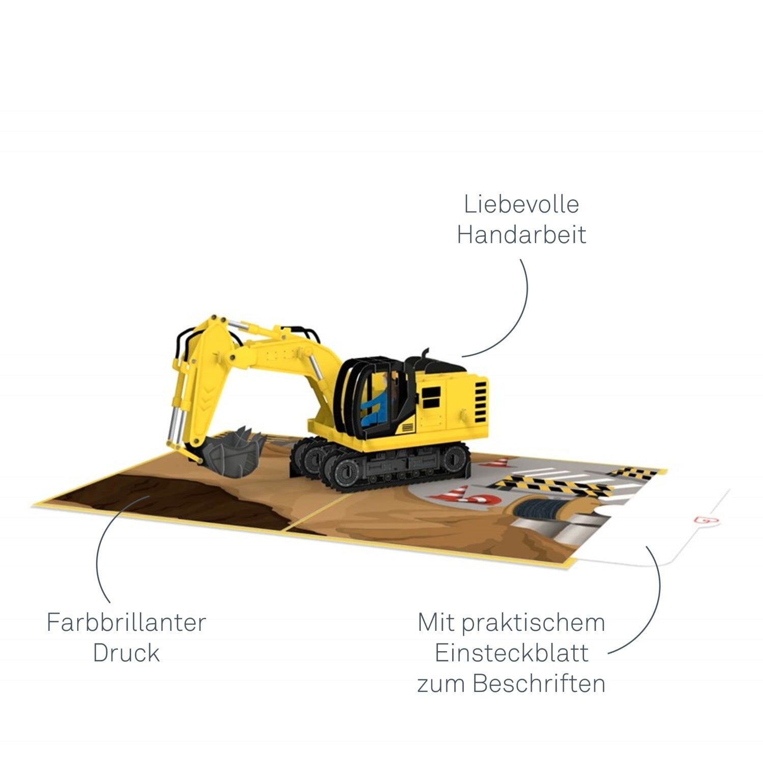 Carte pop-up Bagger