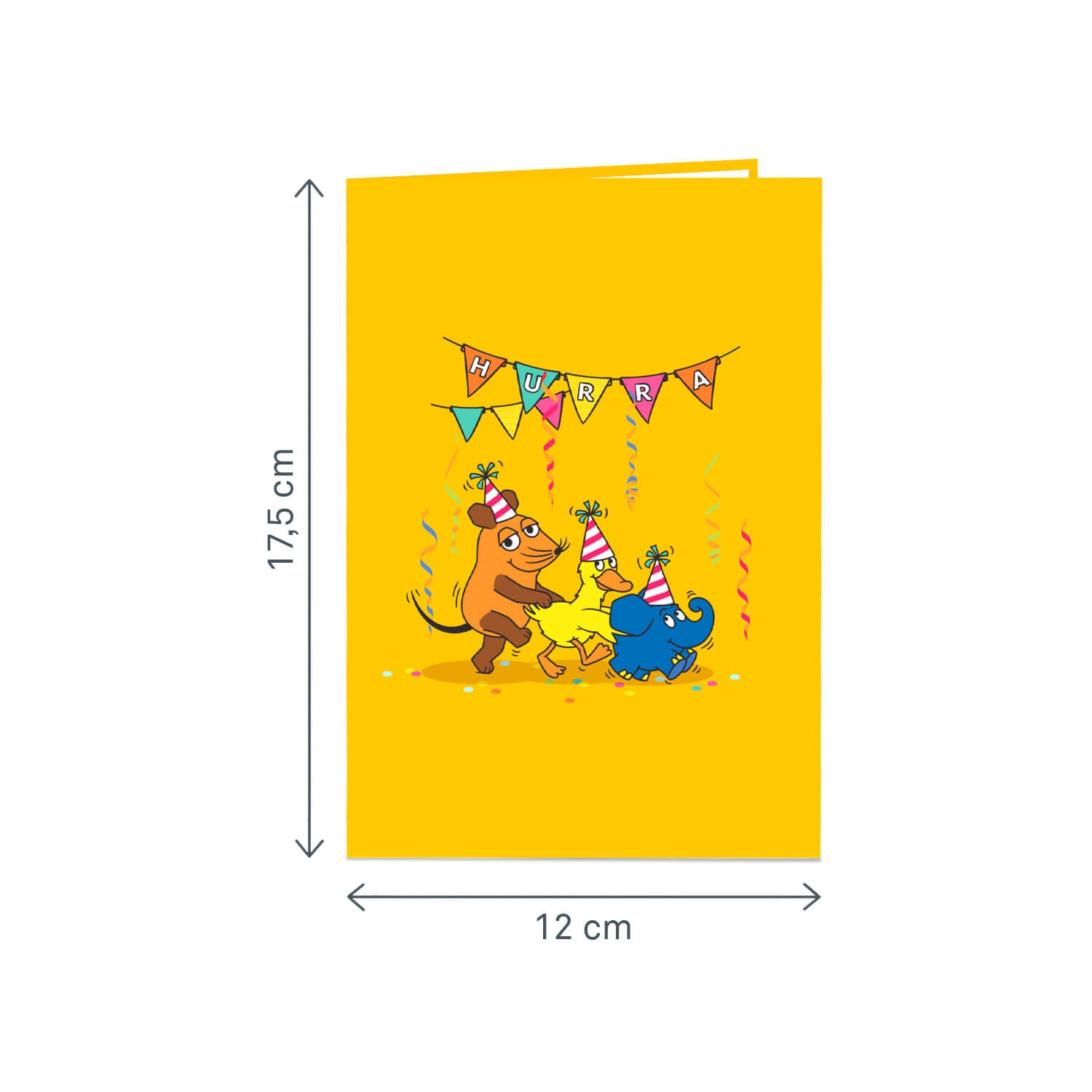 Die Maus® Geburtstagspolonaise Pop-Up Karte