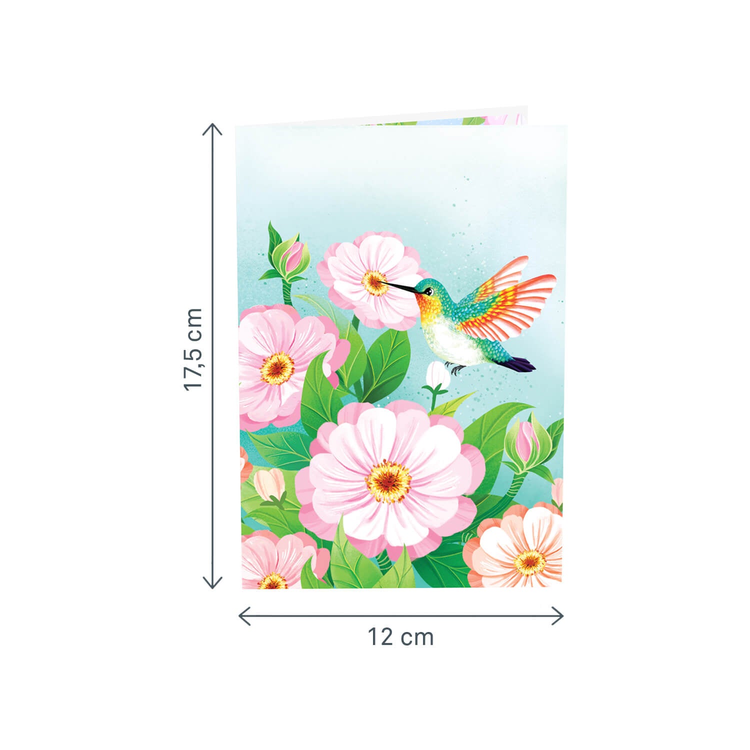 Kolibri Pop-Up Karte