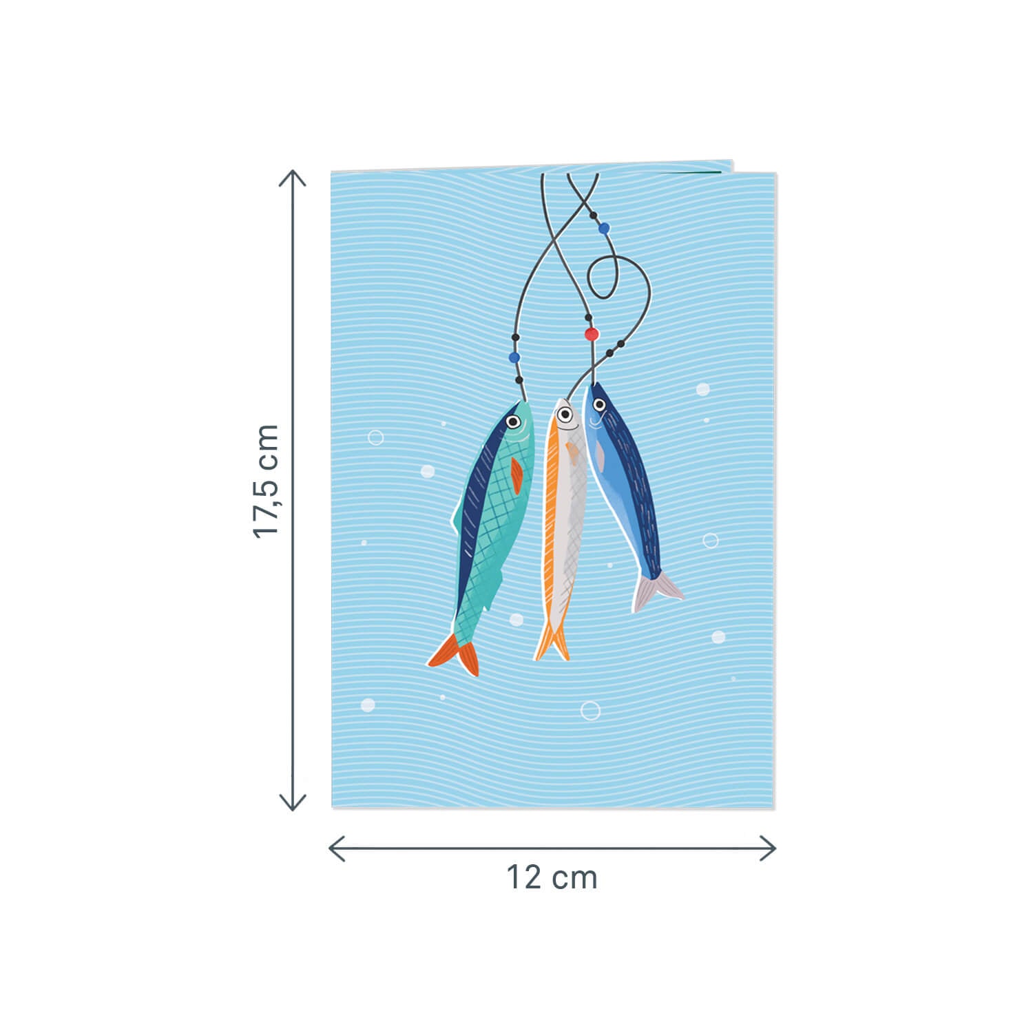 Angler Pop-Up Karte
