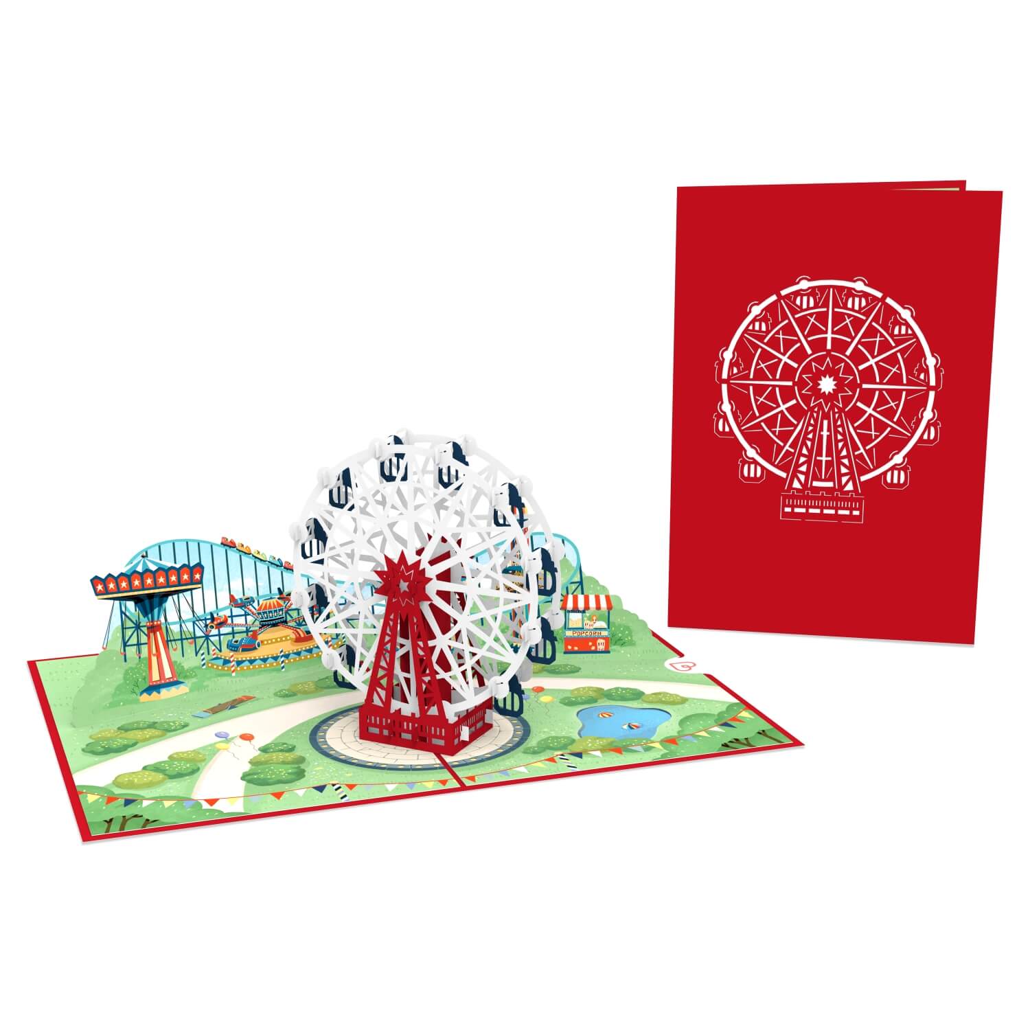 Carte pop-up grande roue