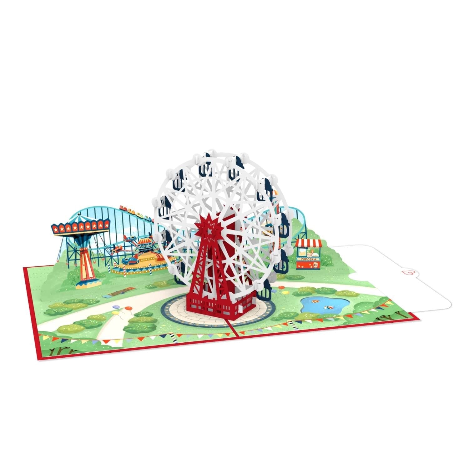 Riesenrad Pop-Up Karte