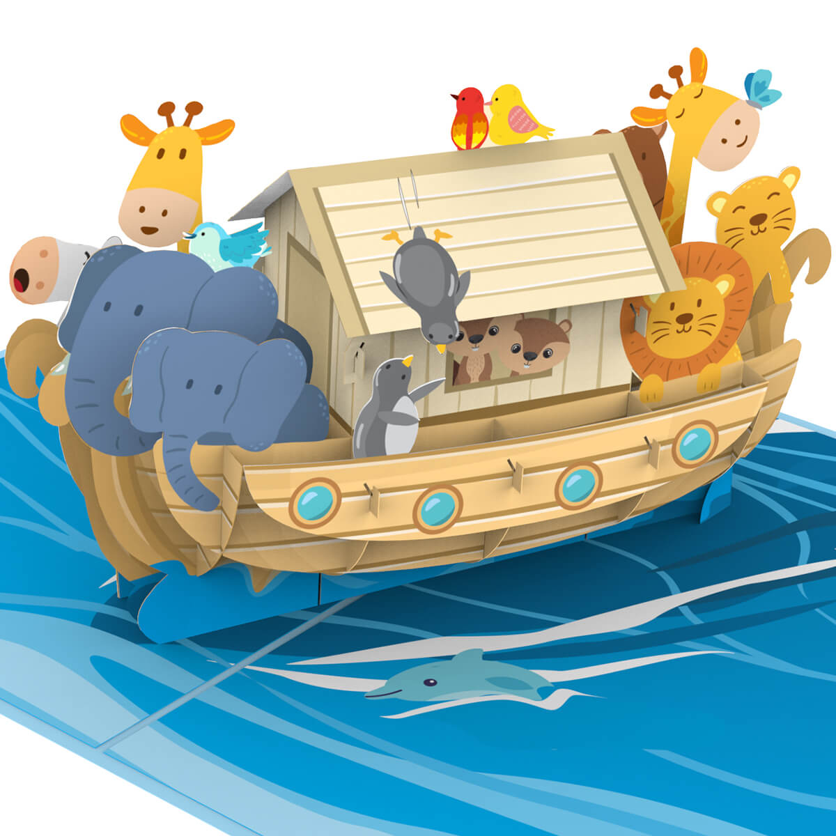 Carte Pop-Up Arche Noah
