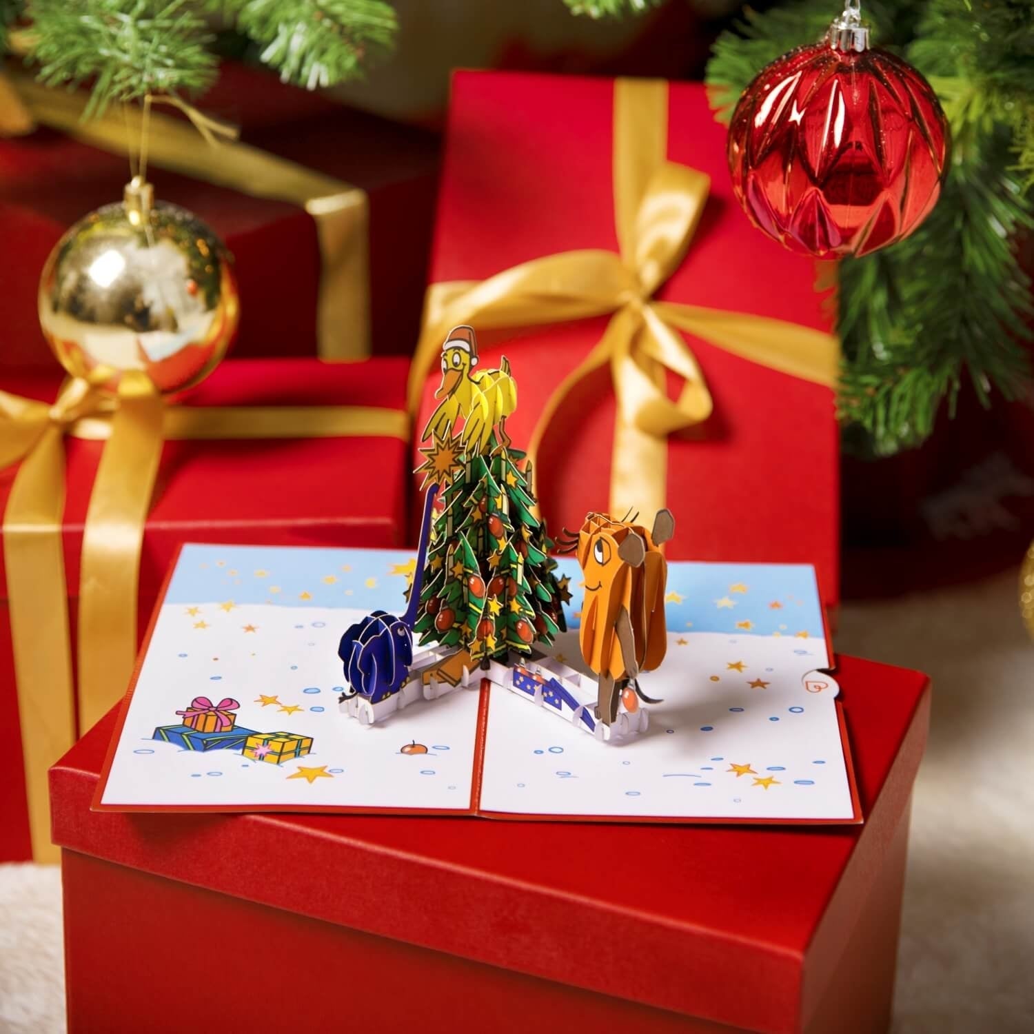 Carte pop-up arbre de Noël The Mouse®