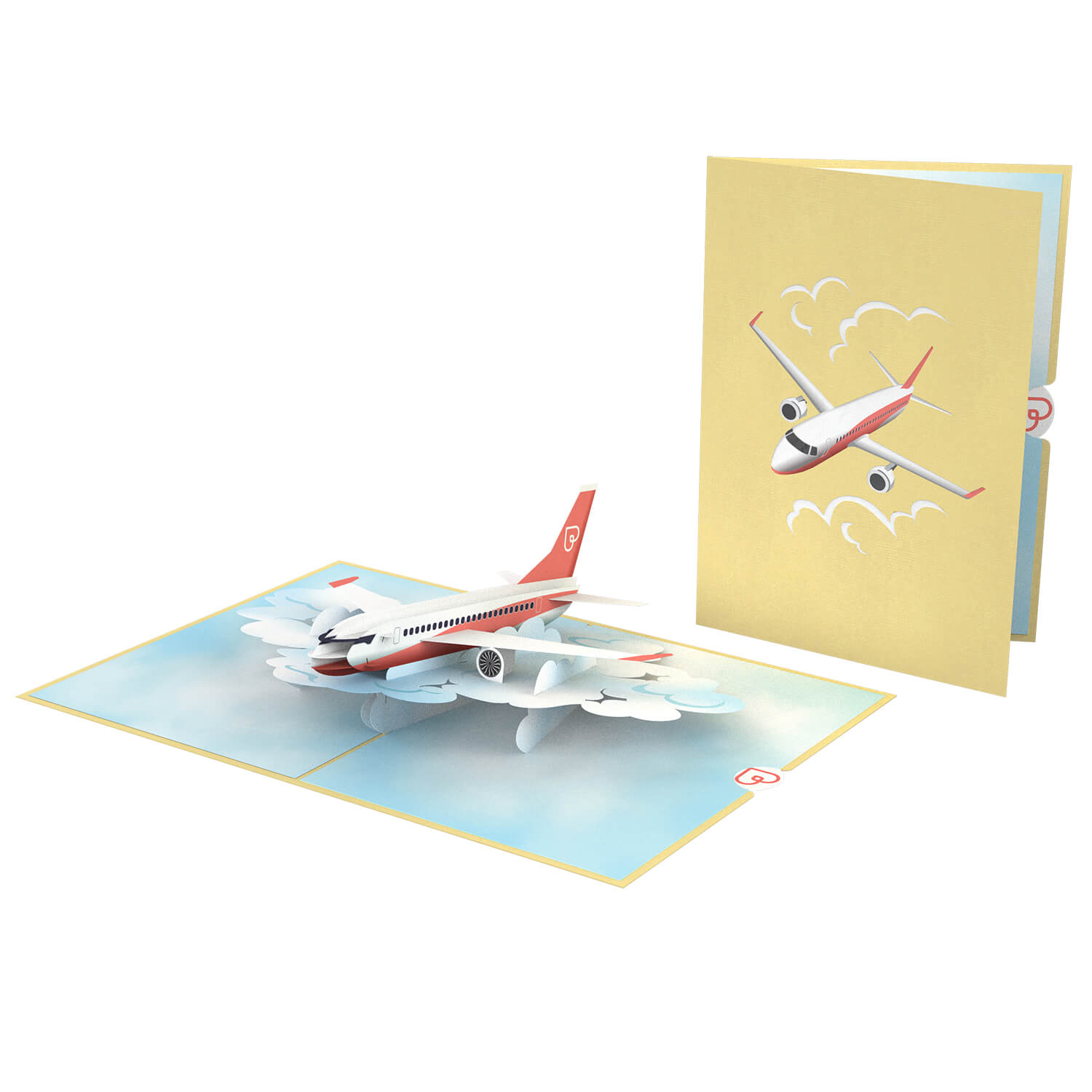 Carte pop-up avion