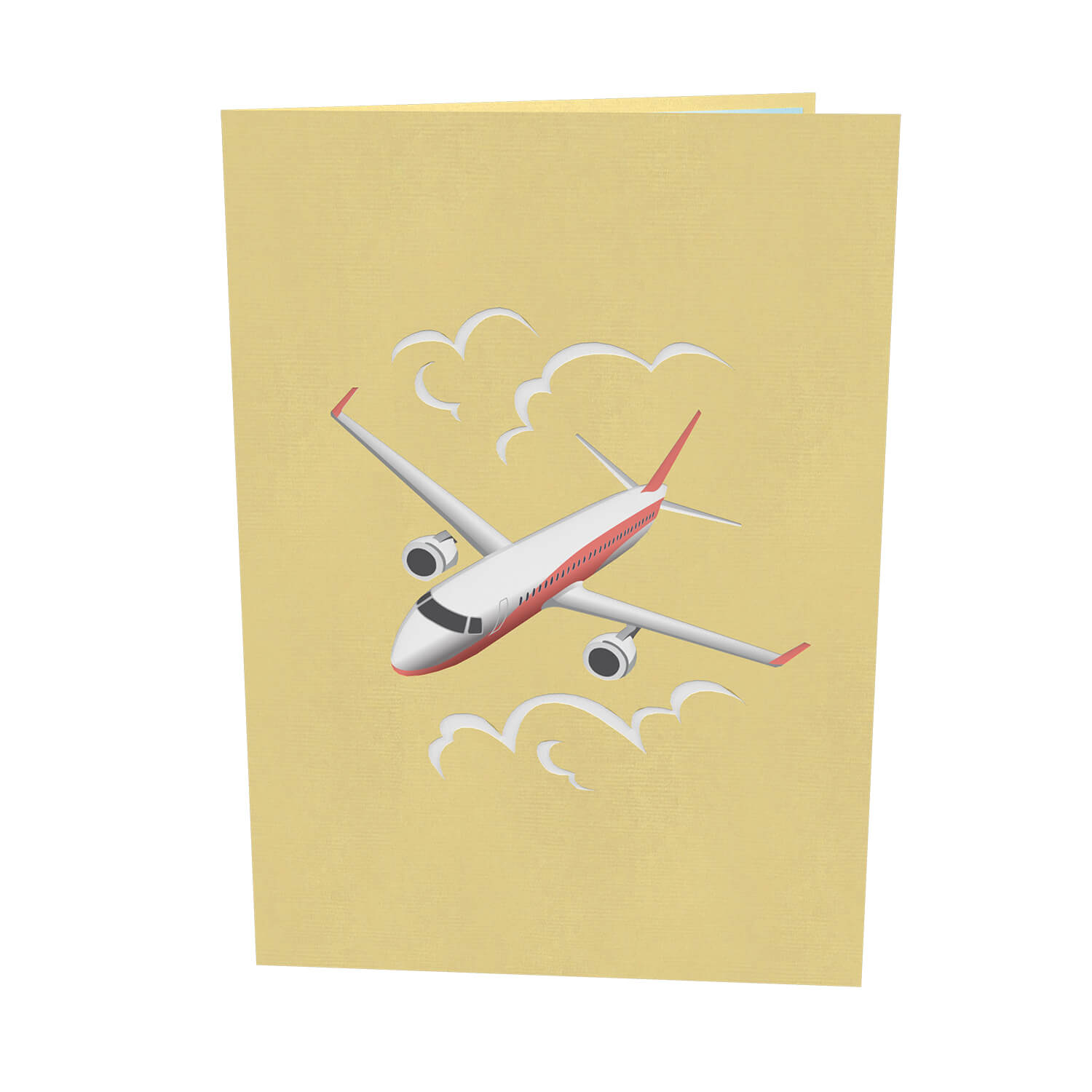 Carte pop-up avion