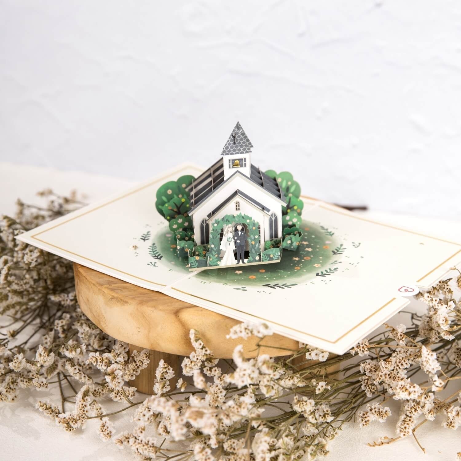 Hochzeitskapelle Pop-Up Karte
