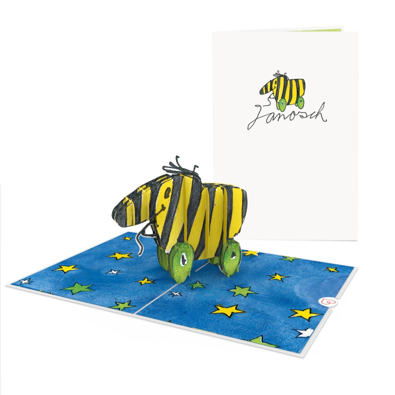 Carte pop-up Canard tigre Janosch®