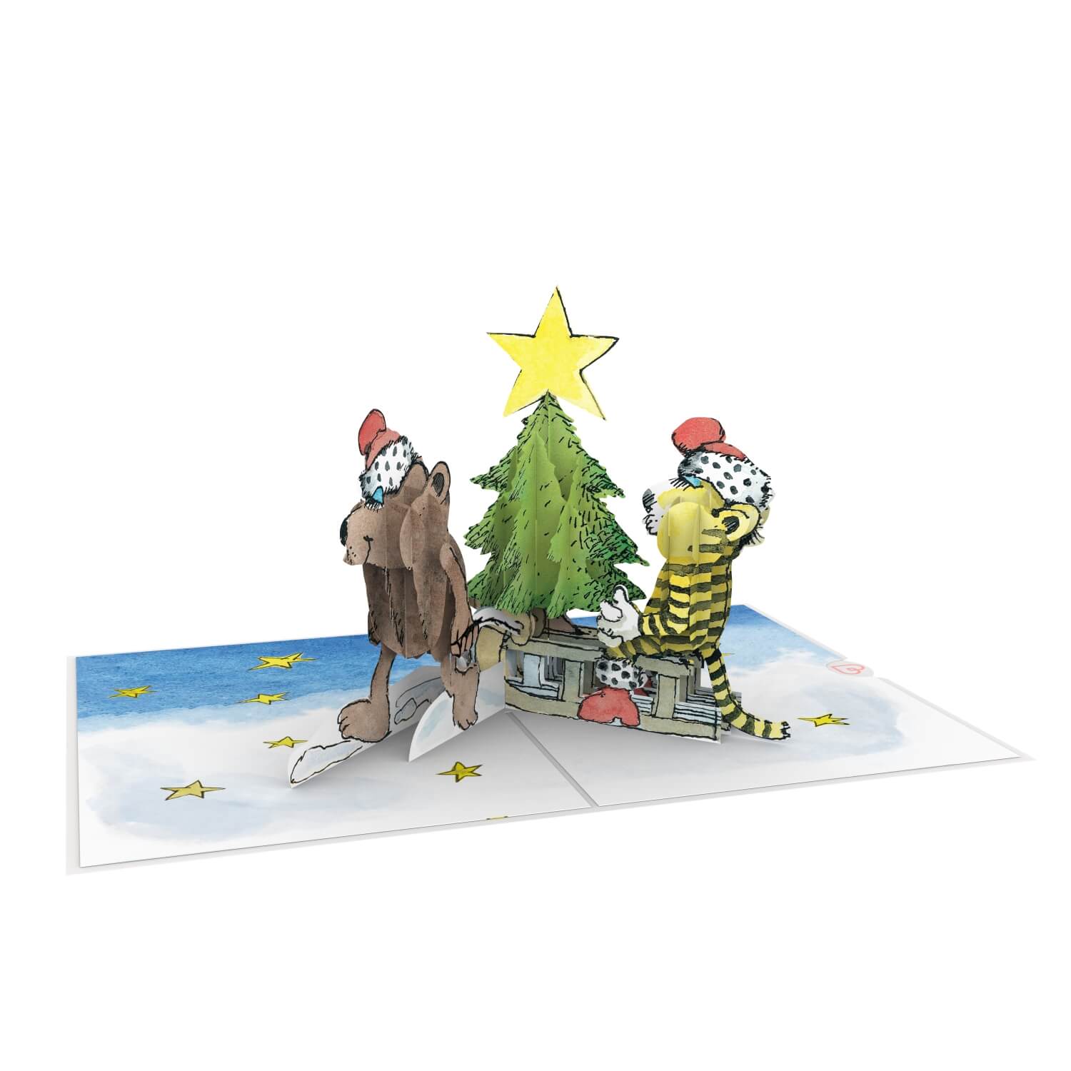 Carte pop-up Sapin de Noël Janosch®