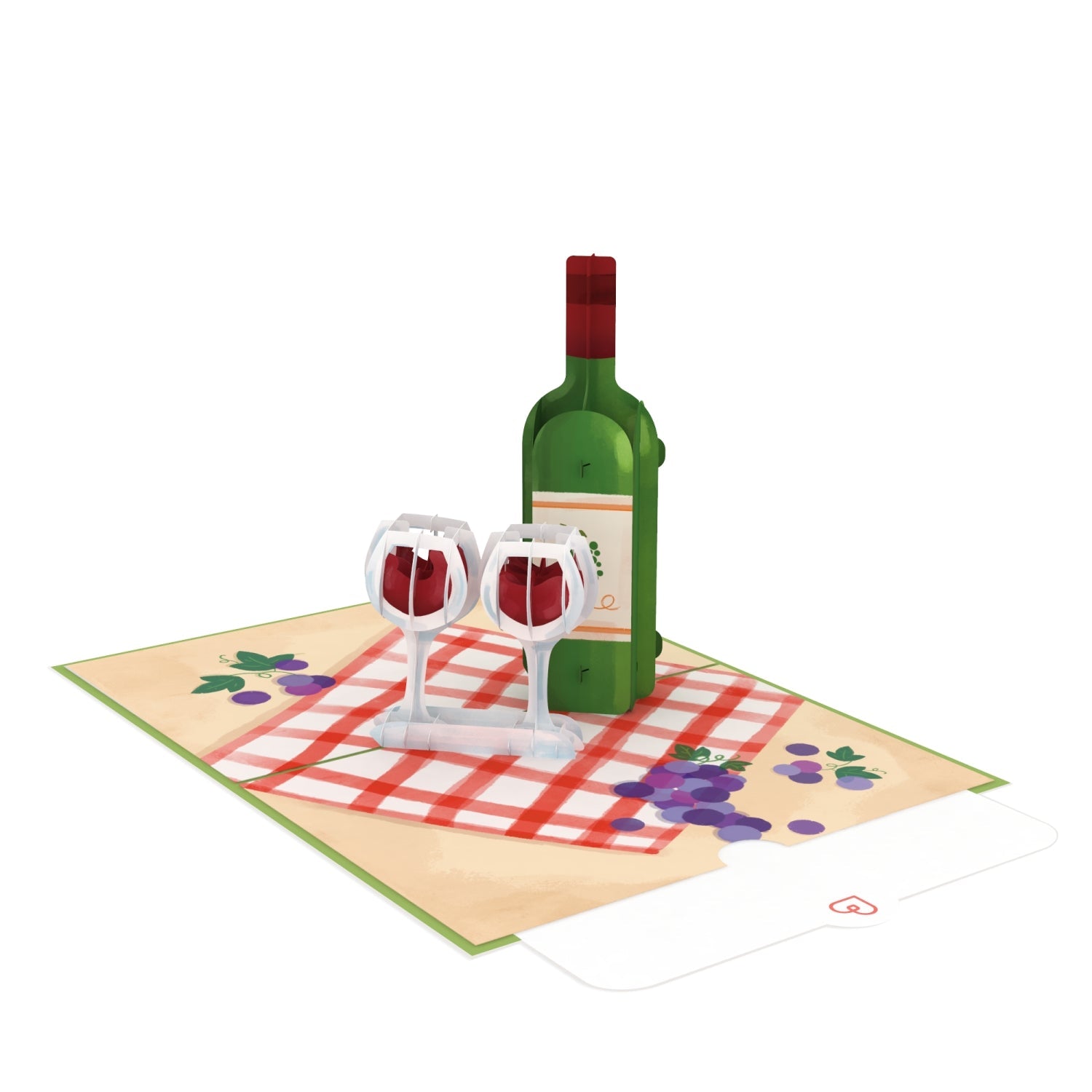 Carte pop-up vin
