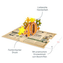 Zurück ins Jahr 1986 Pop-Up Karte