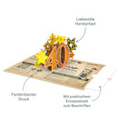 Zurück ins Jahr 1985 Pop-Up Karte