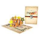 Zurück ins Jahr 1976 Pop-Up Karte