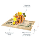 Zurück ins Jahr 1976 Pop-Up Karte