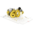60. Geburtstag Pop-Up Karte