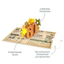 Zurück ins Jahr 1966 Pop-Up Karte