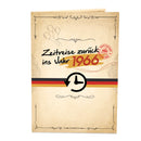 Zurück ins Jahr 1966 Pop-Up Karte