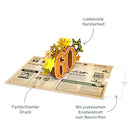 Zurück ins Jahr 1965 Pop-Up Karte