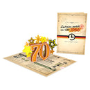 Zurück ins Jahr 1956 Pop-Up Karte