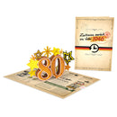 Zurück ins Jahr 1946 Pop-Up Karte