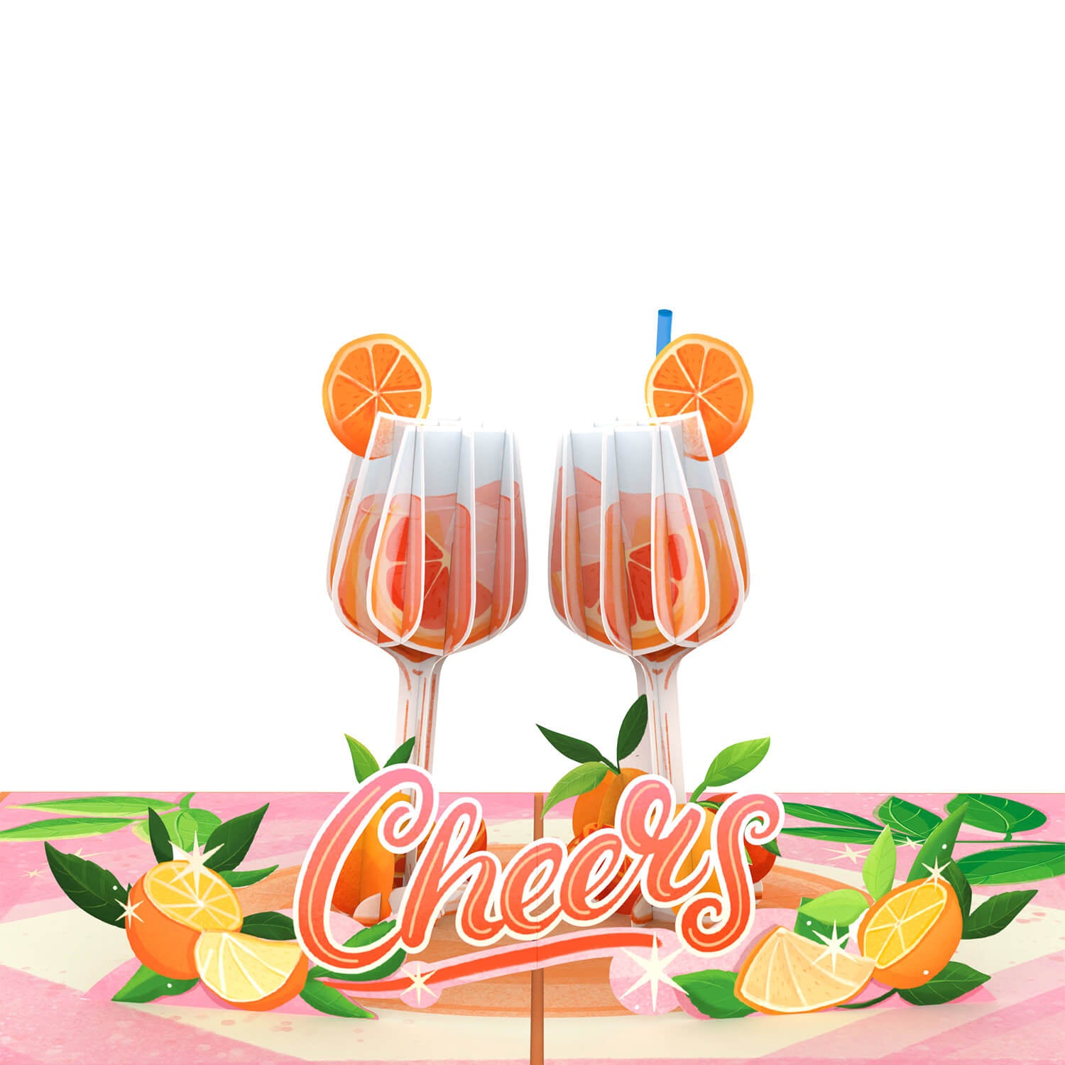 Bleib Spritzig Pop-Up Karte