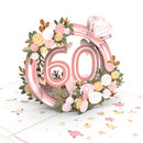 Diamantene Hochzeit Pop-Up Karte