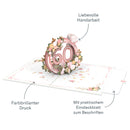 Diamantene Hochzeit Pop-Up Karte