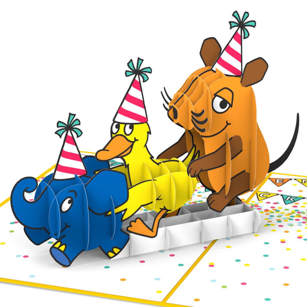 Die Maus® Geburtstagspolonaise Pop-Up Karte