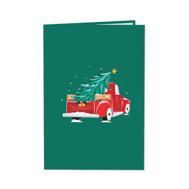 Carte pop-up Conduire à la maison pour Noël