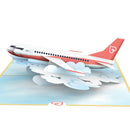 Carte pop-up avion
