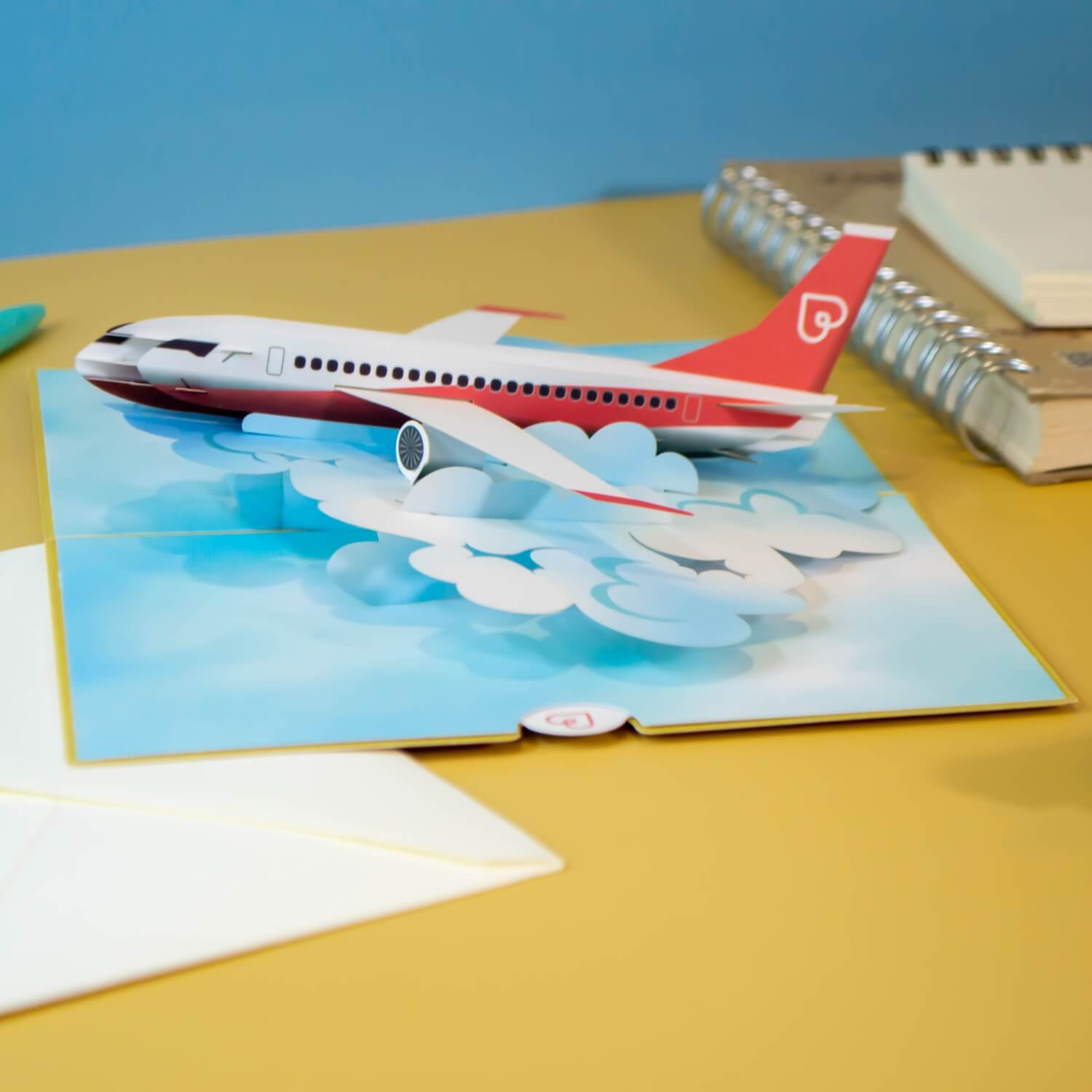 Carte pop-up avion