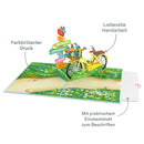 Gute Wünsche Pop-Up Karte