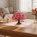 Carte pop-up Arbre cœur avec tourterelles