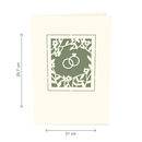 Carte pop-up pour chapelle de mariage