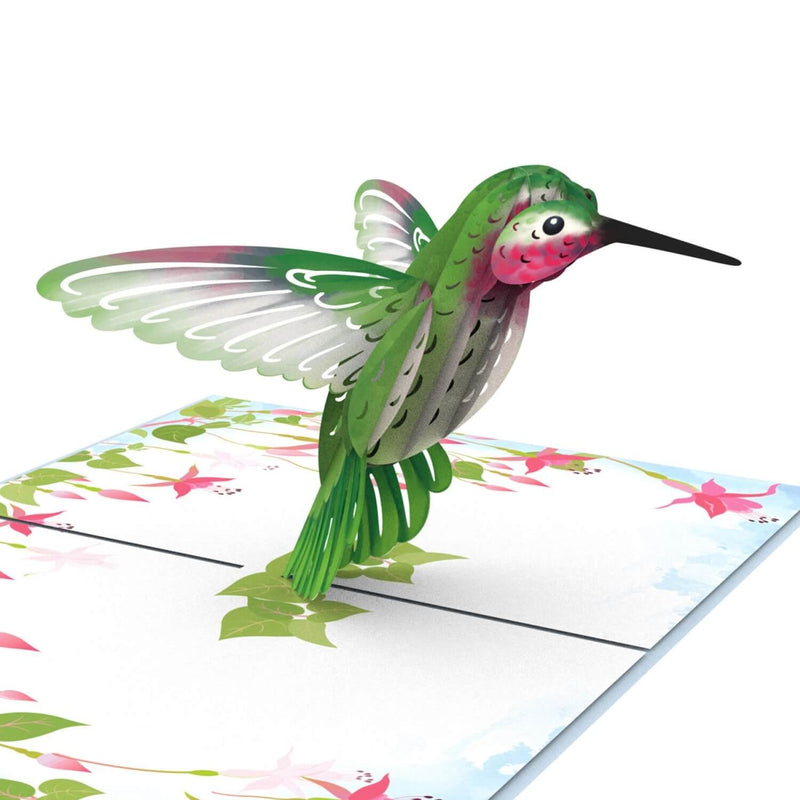 Papercrush® Pop-Up Karte Kolibri - 3D Geburtstagskarte It Fliegende Vogel ≈ Bluen Für Frau
