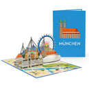München Pop-Up Karte