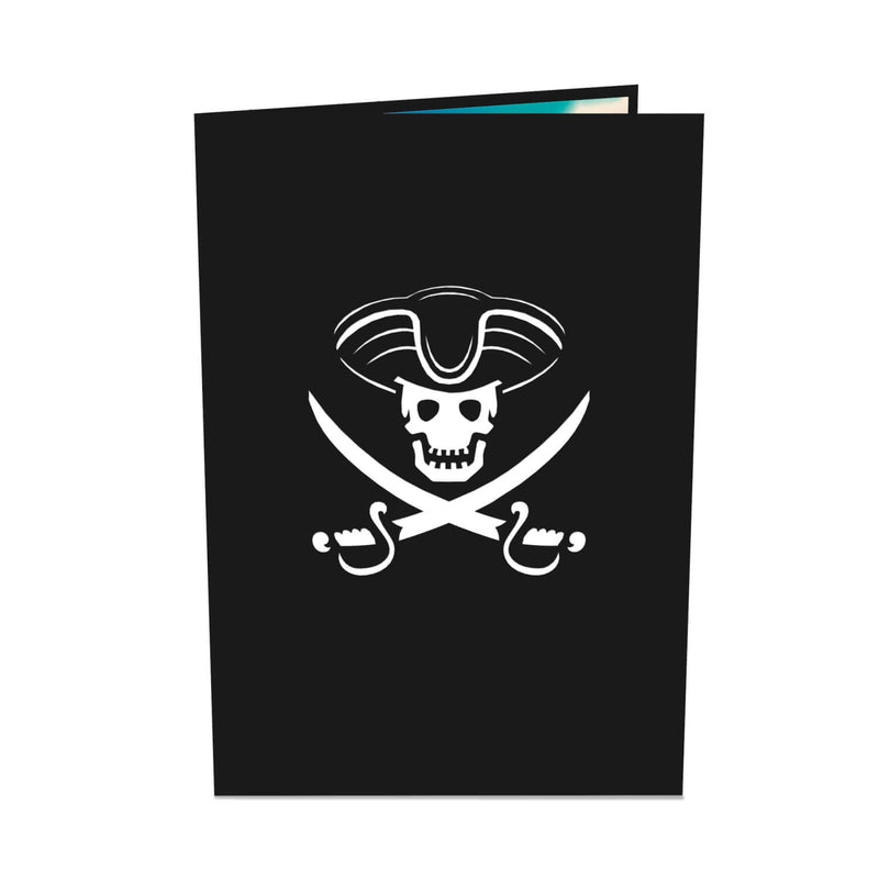 Carte pop-up bateau pirate