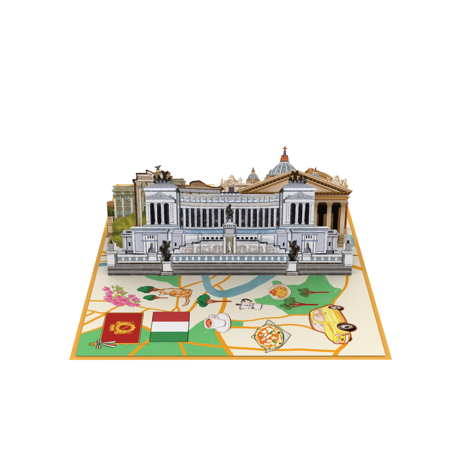 Rom Pop-Up Karte