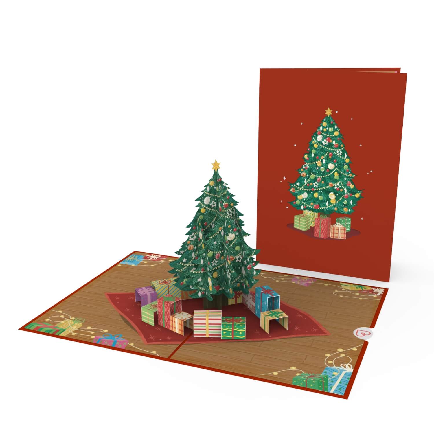 6er Set Pop-Up Karten "Weihnachtsgrüße für die ganze Familie"