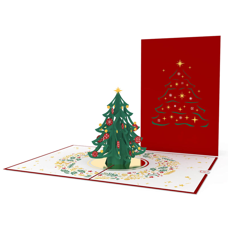 Carte pop-up sapin de Noël
