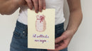 Carte pop-up Un verre plein d'amour