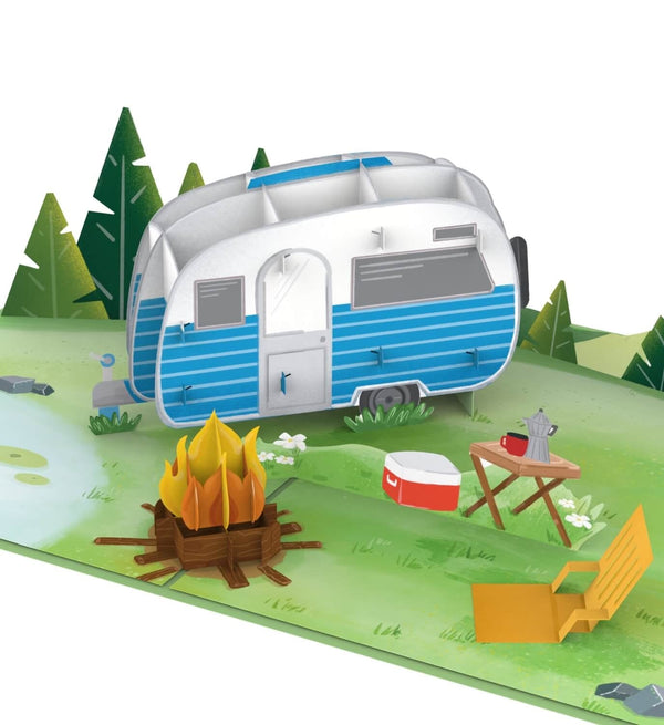 Carte Pop-Up Camping