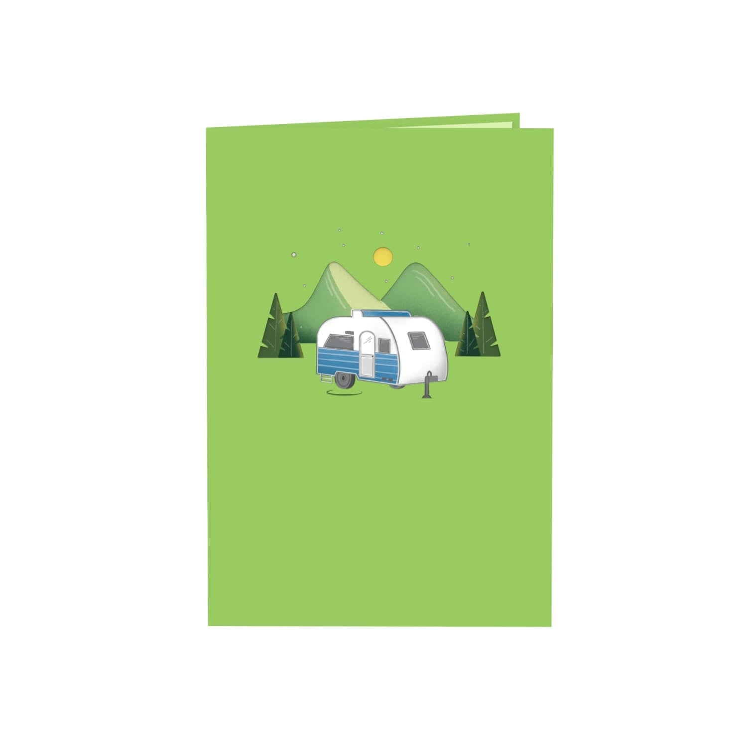 Camping Pop-Up Karte