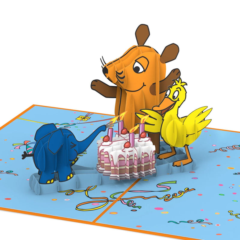 Carte pop-up Joyeux anniversaire The Mouse®