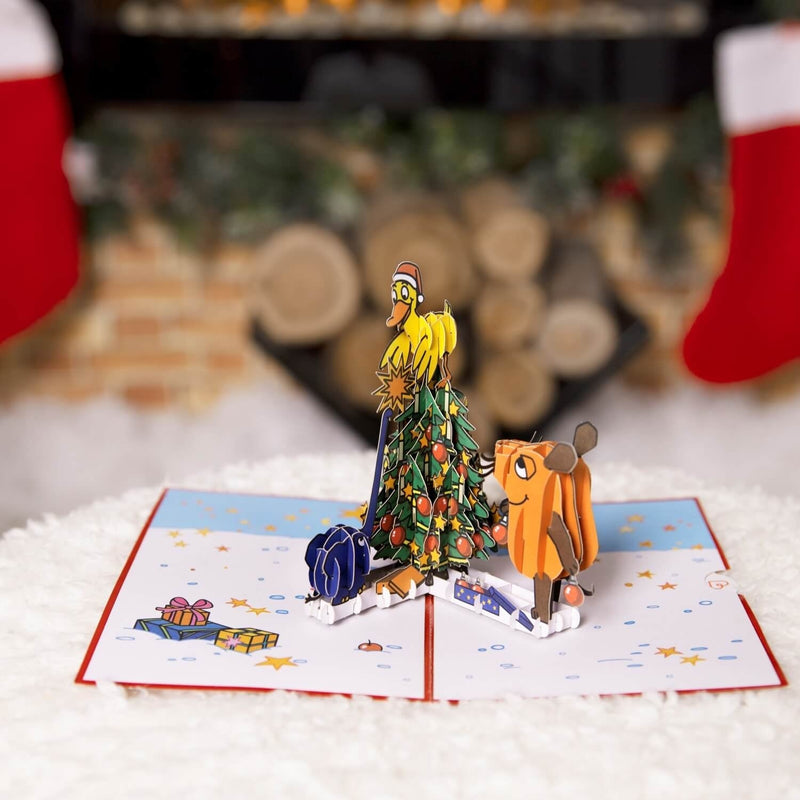 Carte pop-up arbre de Noël The Mouse®