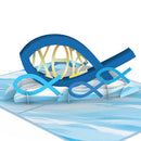 Carte pop-up poisson