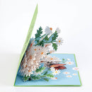 Gänseblümchen mit Schmetterling Pop-Up Karte