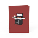 Gasgrill Pop-Up Karte