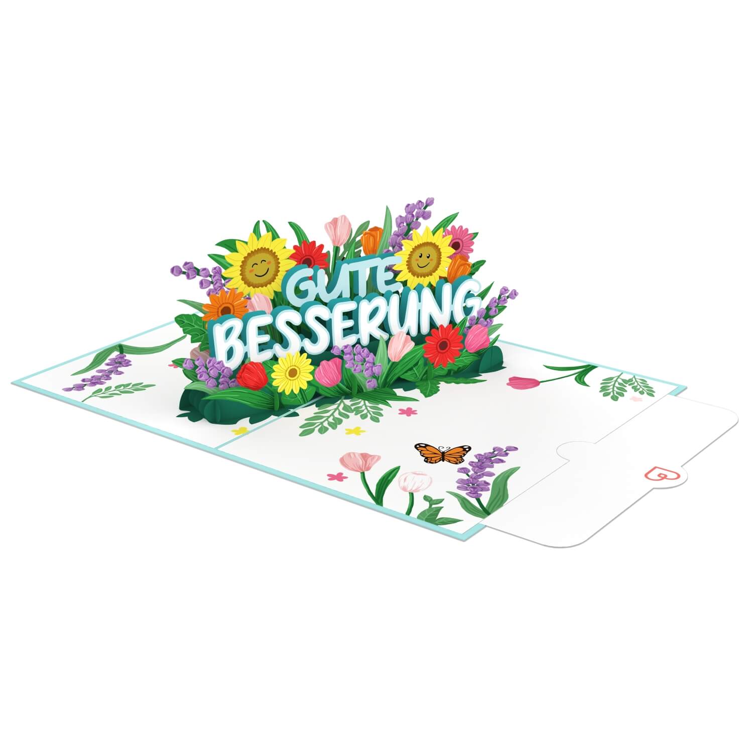 Carte pop-up de bon rétablissement